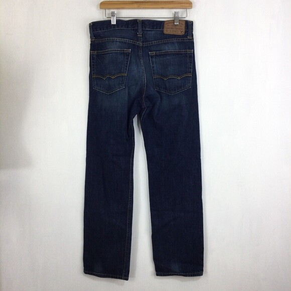 American Eagle Mens Cotton Relaxed Straight Leg Denim Jeans Blue Size 30x32 - Picture 3 of 7